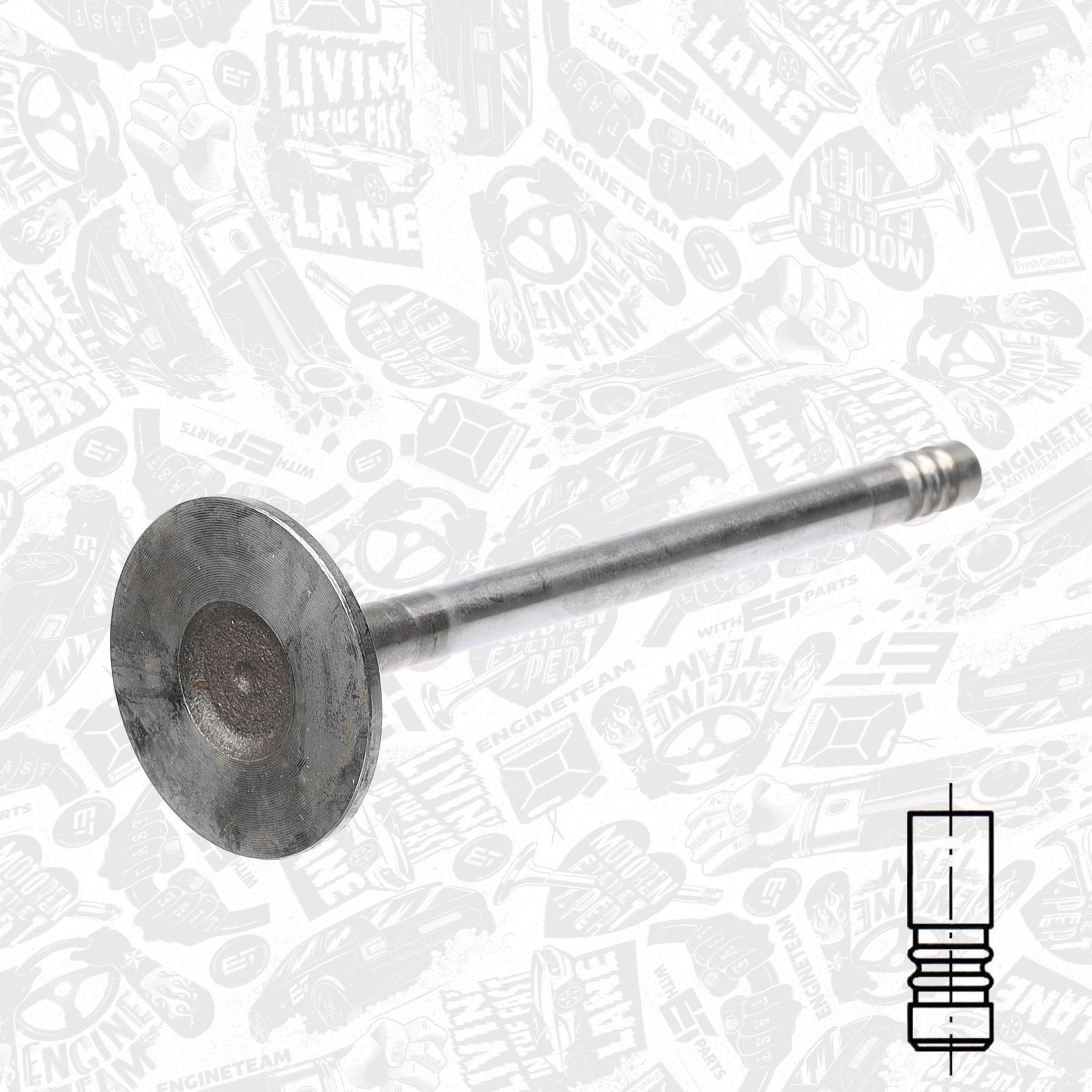 Клапан впускний Gieffe 2960SCR ціна, від 4.65 USD